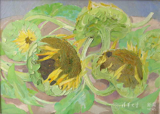 鐘蜀???向日è??布面油彩91X65cm 1997 中國美術(shù)館藏.jpg